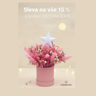 Vánoční nálada v plném proudu! ✨ Naše kolekce frčí a my přihazujeme 15% slevu na vše 💝 Stačí zadat DECORATER15 při nákupu...